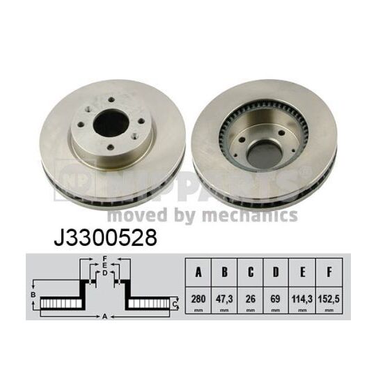 J3300528 - Brake Disc 