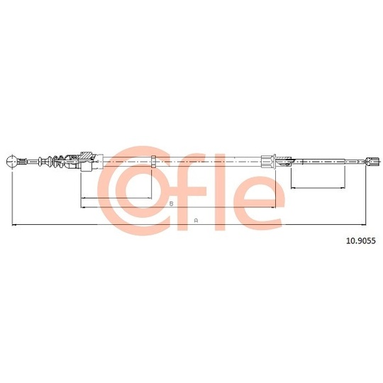 10.9055 - Cable, parking brake 