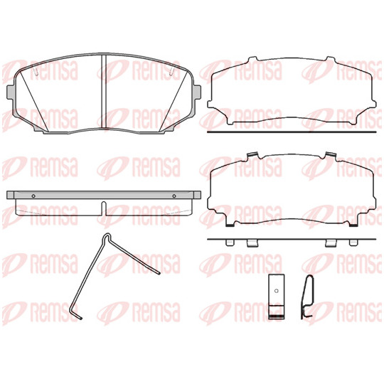 1267.02 - Brake Pad Set, disc brake 