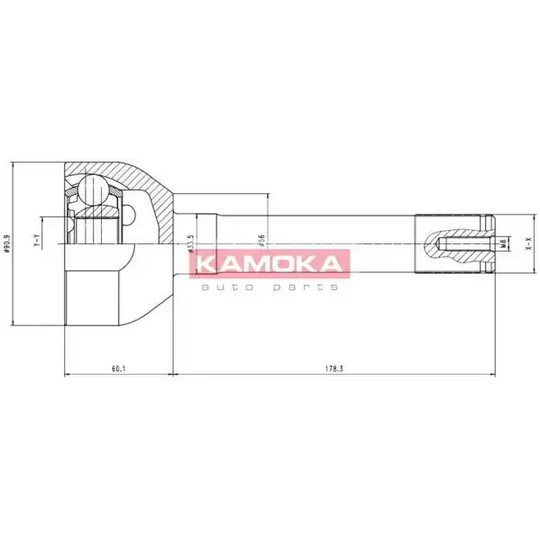 7026 - Joint Kit, drive shaft 