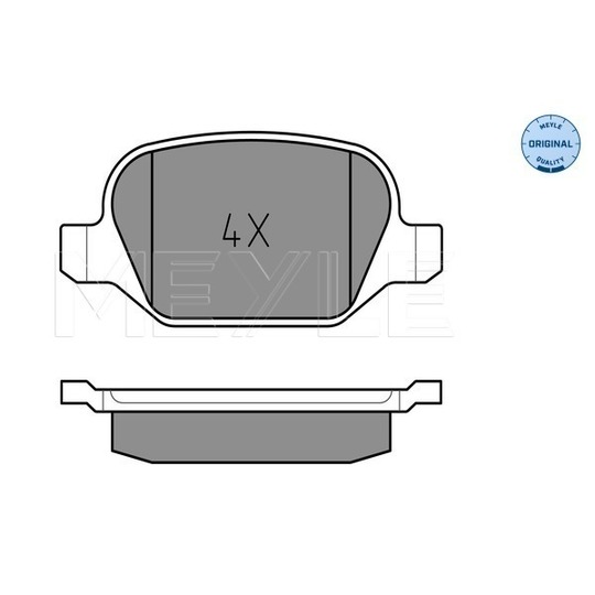 025 235 1716 - Brake Pad Set, disc brake 