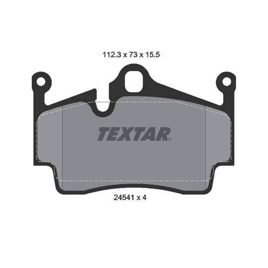 2454101 - Brake Pad Set, disc brake 