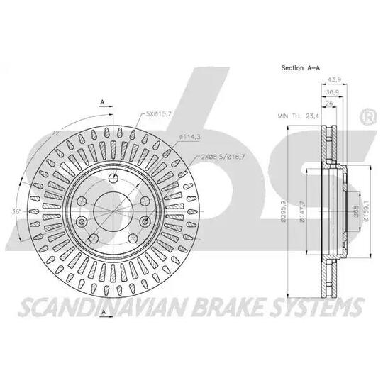 1815203971 - Brake Disc 