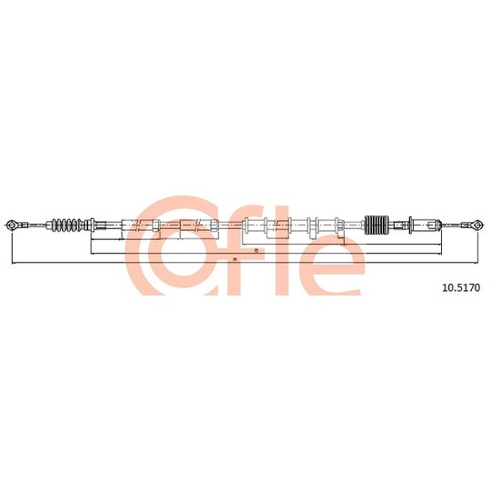 10.5170 - Cable, parking brake 