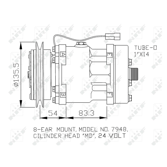 32074 - Compressor, air conditioning 