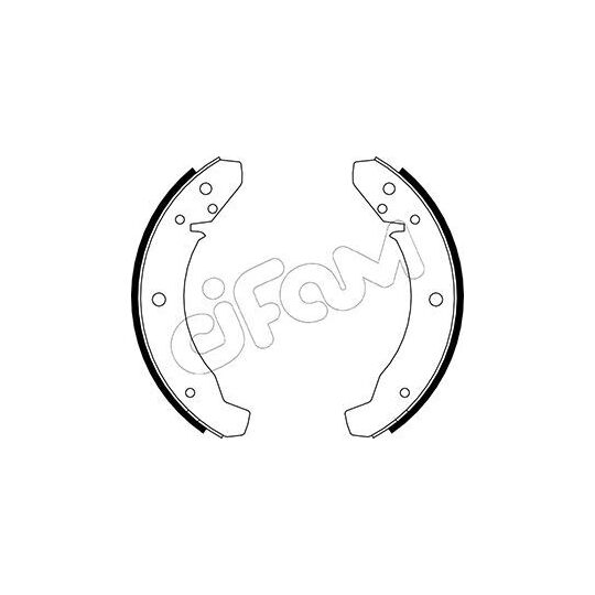 153-458 - Brake Shoe Set 