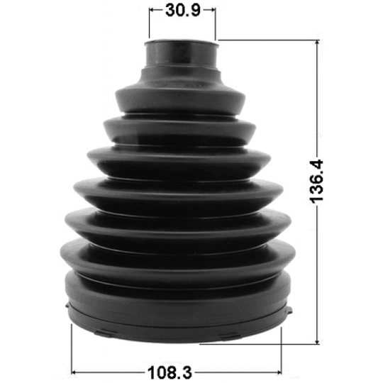 0117P-200 - Bellow, driveshaft 