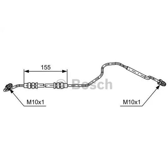 1 987 481 650 - Brake Hose 