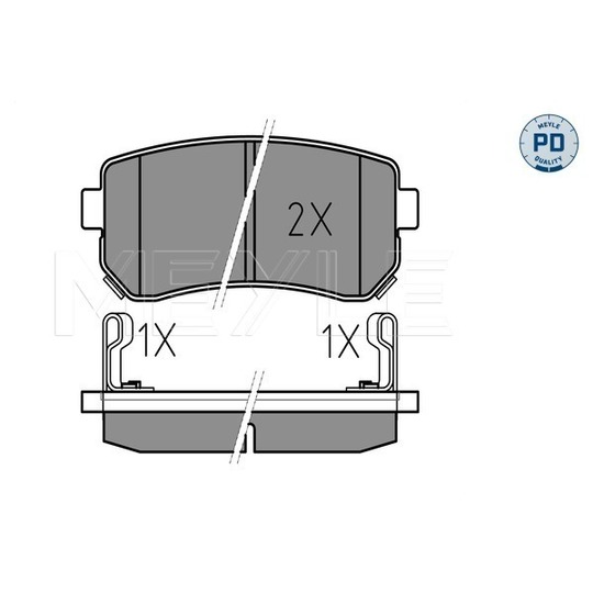025 243 2015/PD - Brake Pad Set, disc brake 