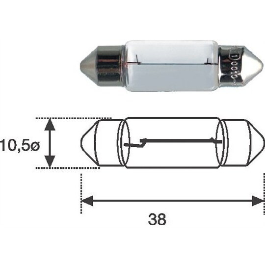 009461100000 - Glödlampa 