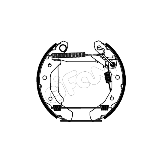 151-186 - Brake Shoe Set 