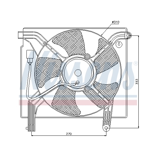 85361 - Fan, A/C condenser 