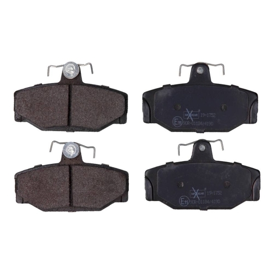 19-1752 - Brake Pad Set, disc brake 