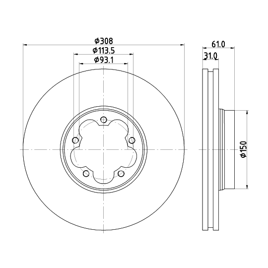 MDC2696 - Brake Disc 