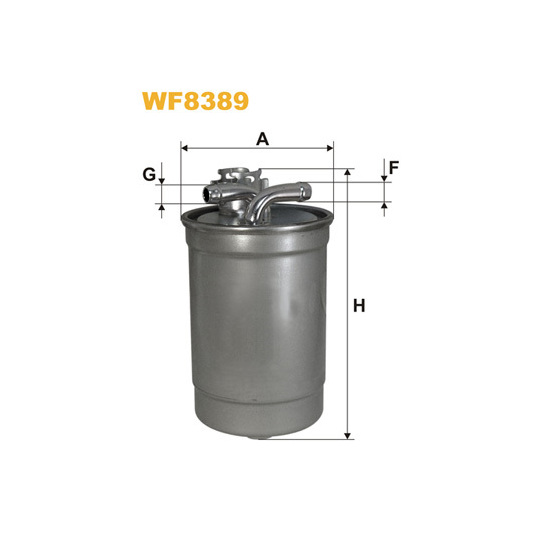 WF8389 - Kütusefilter 