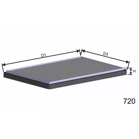 HB195C - Filter, salongiõhk 