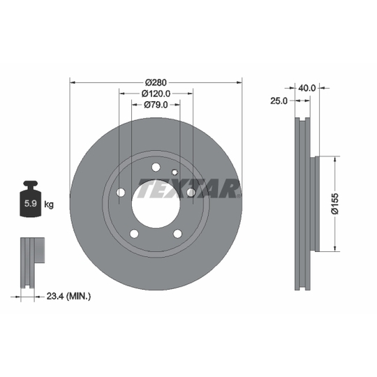 92071000 - Bromsskiva 