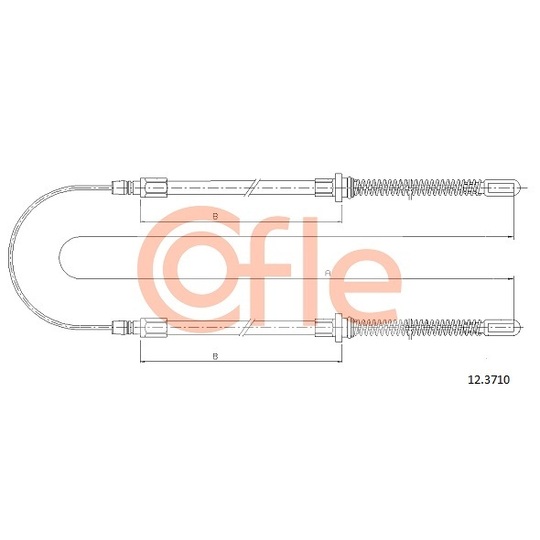 12.3710 - Cable, parking brake 