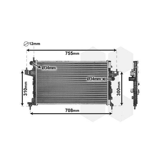 37002380 - Radiator, engine cooling 