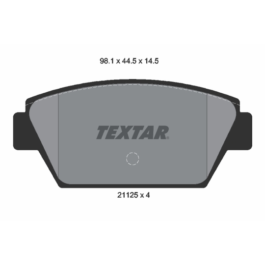 2112503 - Brake Pad Set, disc brake 