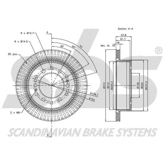 1815204575 - Brake Disc 