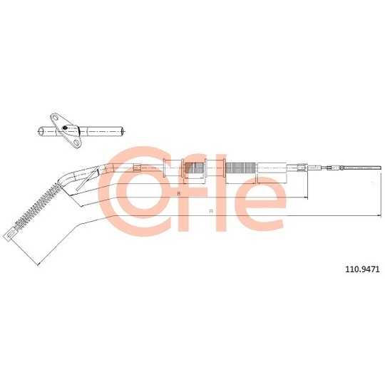 10.9471 - Cable, parking brake 
