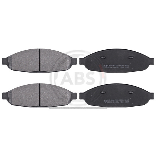 38997 - Brake Pad Set, disc brake 