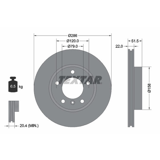 92055605 - Brake Disc 