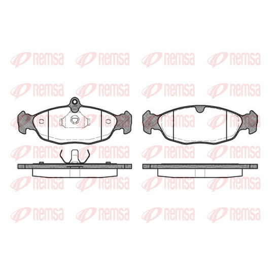0393.20 - Brake Pad Set, disc brake 