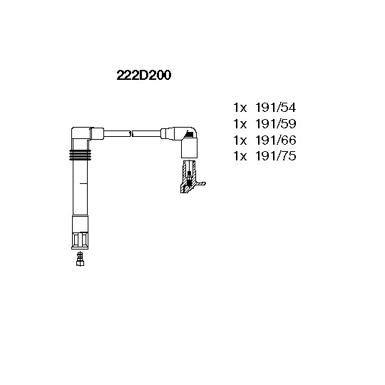 222D200 - Ignition Cable Kit 
