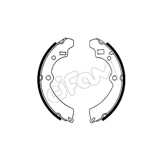 153-393 - Brake Shoe Set 