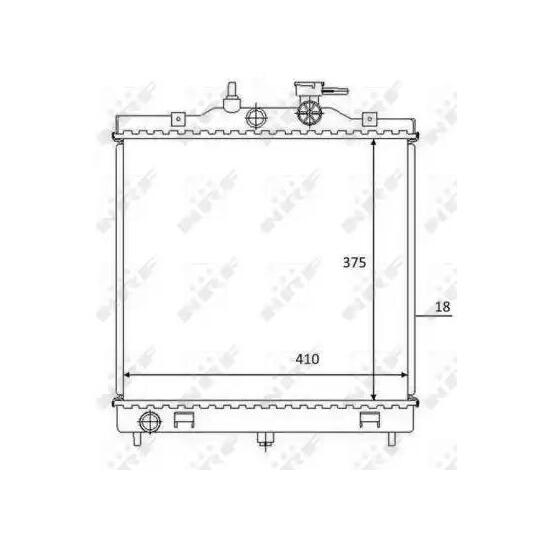 58532 - Radiator, engine cooling 