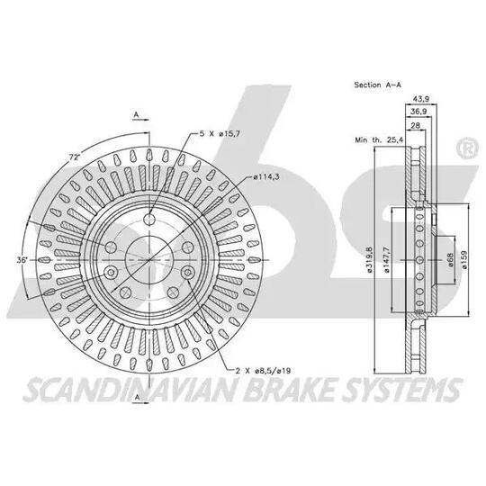 1815203969 - Brake Disc 