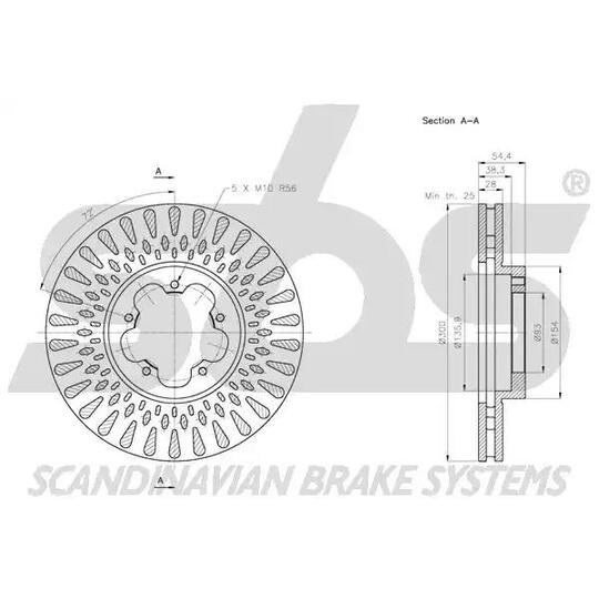 1815202576 - Brake Disc 
