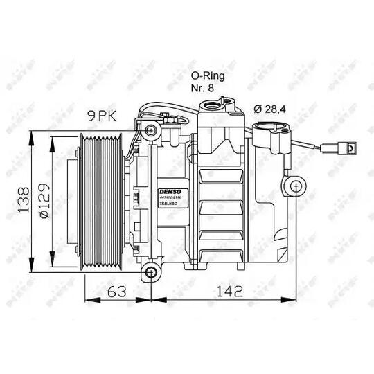 32413G - Kompressori, ilmastointilaite 