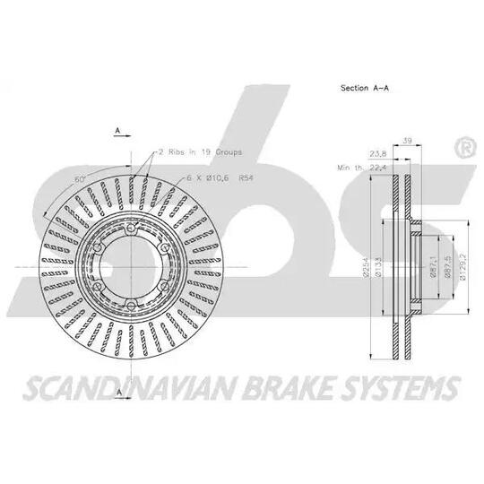 1815203051 - Brake Disc 