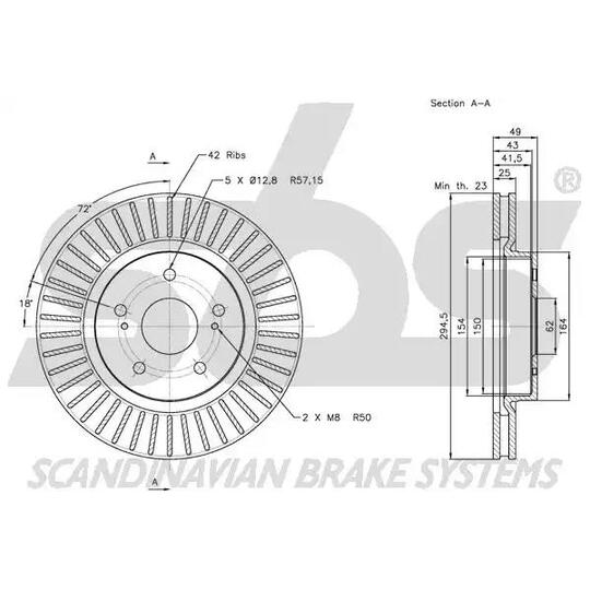 1815205216 - Brake Disc 