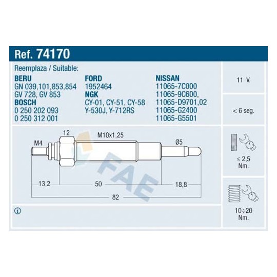 74170 - Glow Plug 