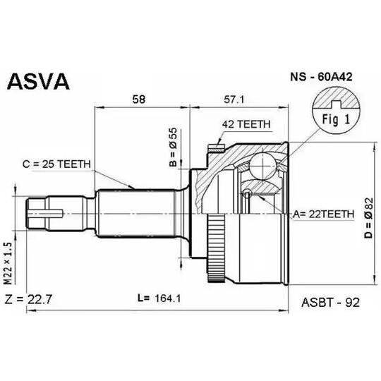 NS-60A42 - Nivelsarja, vetoakseli 