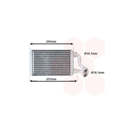06006257 - Heat Exchanger, interior heating 