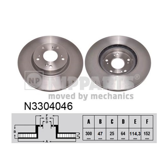 N3304046 - Brake Disc 