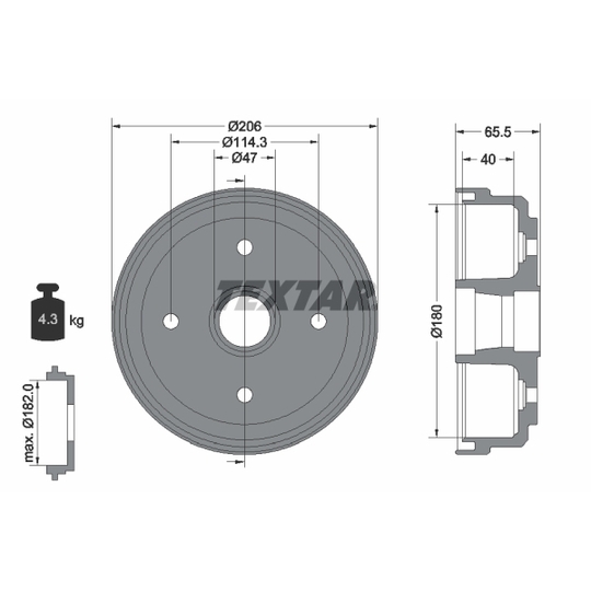 94026000 - Brake Drum 