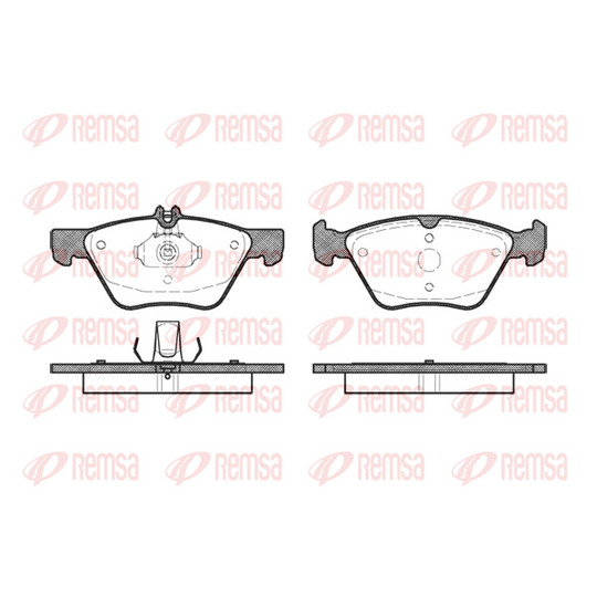 0601.00 - Brake Pad Set, disc brake 