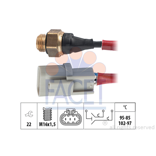 7.5665 - Temperature Switch, radiator fan 