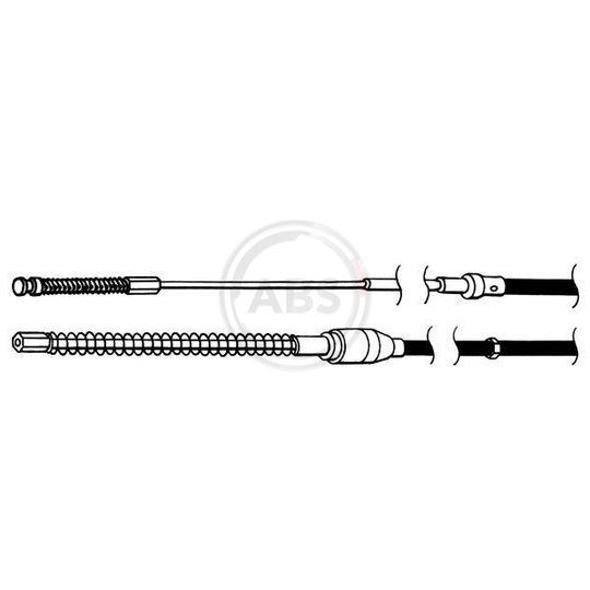 K12886 - Cable, parking brake 