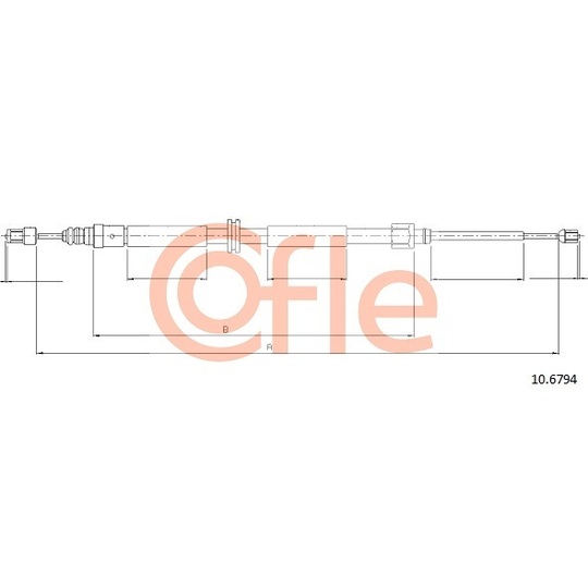 10.6794 - Cable, parking brake 