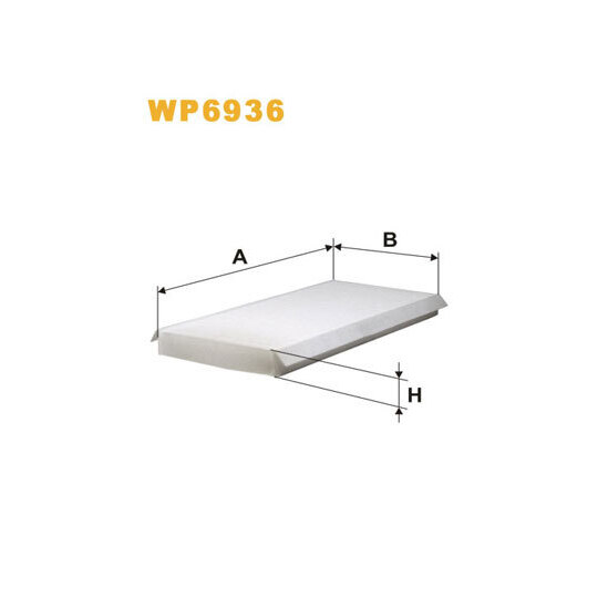 WP6936 - Filter, kupéventilation 