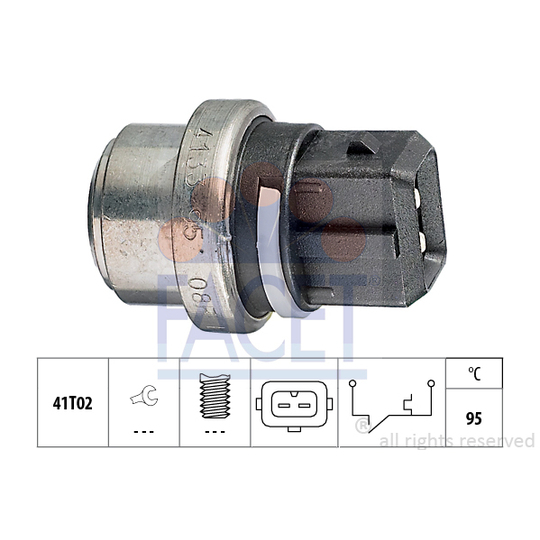 7.4133 - Temperature Switch, coolant warning lamp 