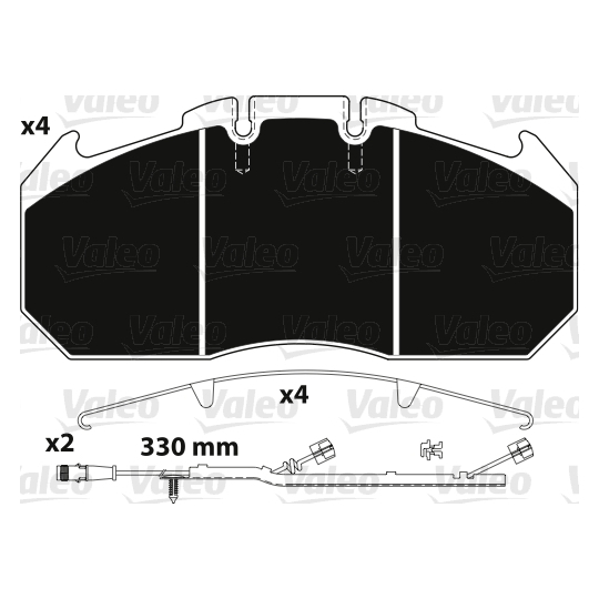 882219 - Piduriklotsi komplekt, ketaspidur 