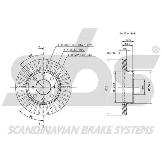 1815202617 - Brake Disc 